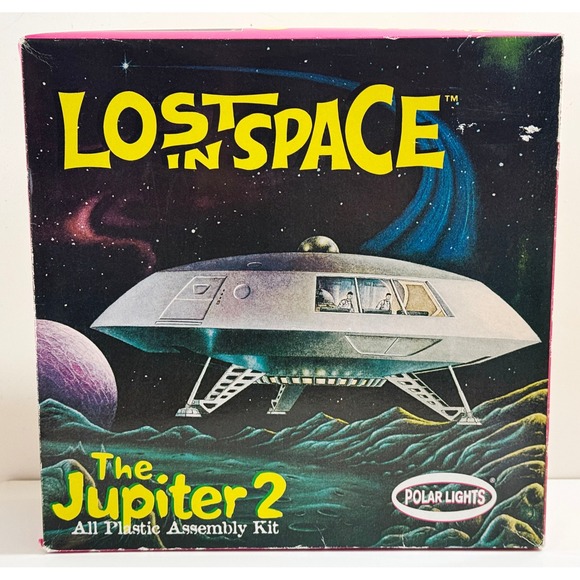 Polar Lights Jupiter 2 Lost In Space Model Kit Grey 1998 Vintage
